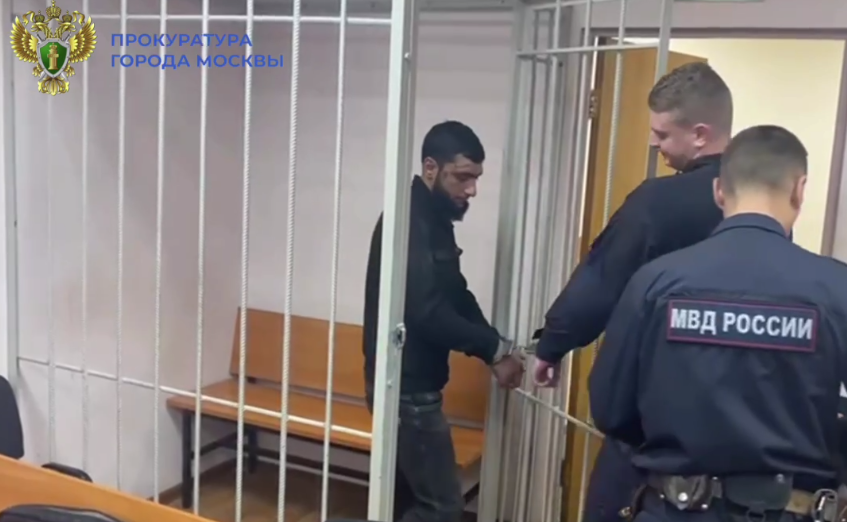 "Иван Иванович Иванов" в клетке - фото прокуратуры Москвы.