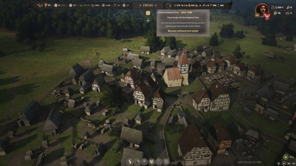    Повышение уровня города в Manor Lords luchshie-igry.ru