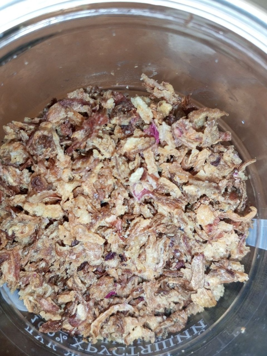 Моя заветная баночка с жареным сушеным луком