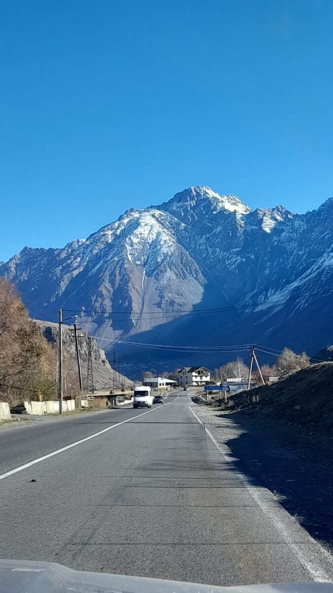 Путь по военно грузинской дороге в Мцхету.