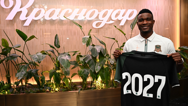    «Краснодар» продлил контракт с Джоном Кордобой до лета 2027 года.ФК «Краснодар»