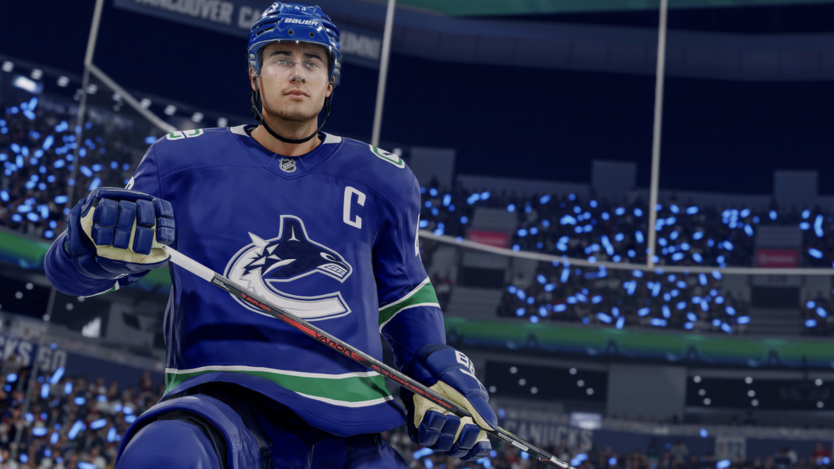 Скриншот из игры "NHL 25"