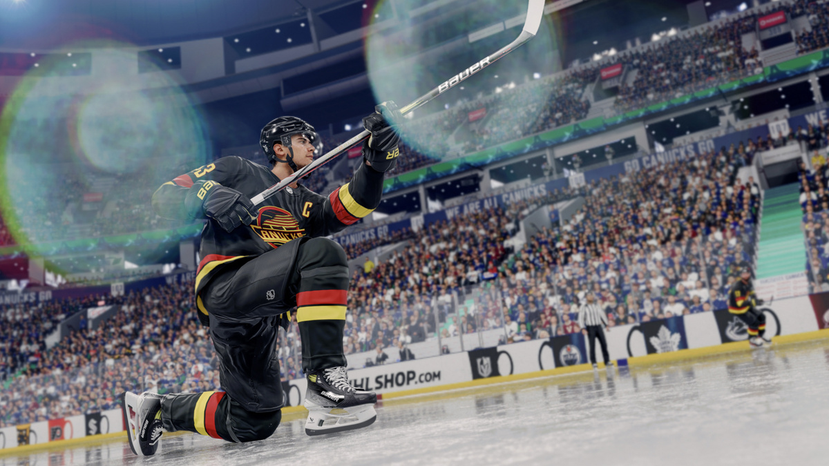 Скриншот из игры "NHL 25"