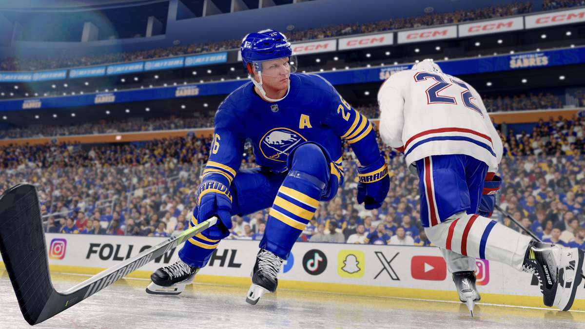 Скриншот из игры "NHL 25"