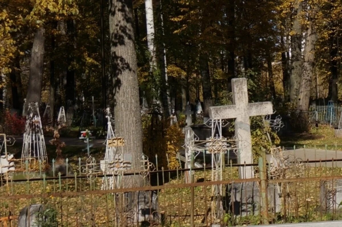    Под Омском канализация затопила кладбище и деревню