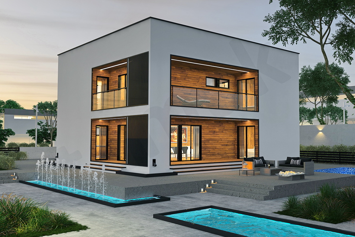 Дома по технологии «Velox» (Велокс) можно строить любой формы и сложности.