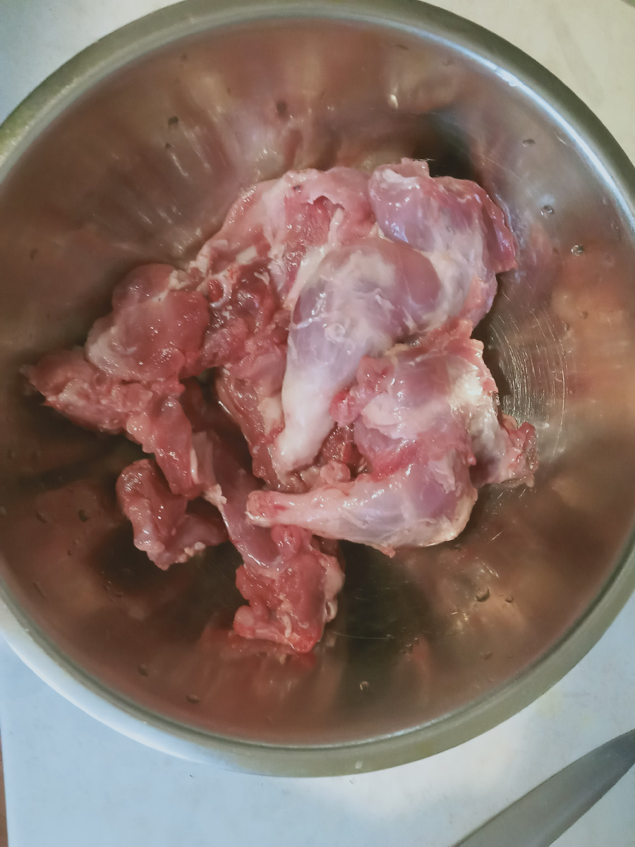 Подготовка нутрии. Фото Автора.