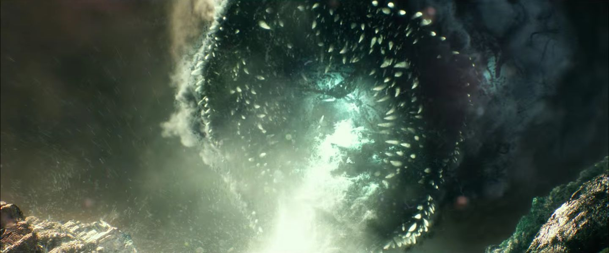 Мифологический Апофис (кадр из фильма "Боги Египта")