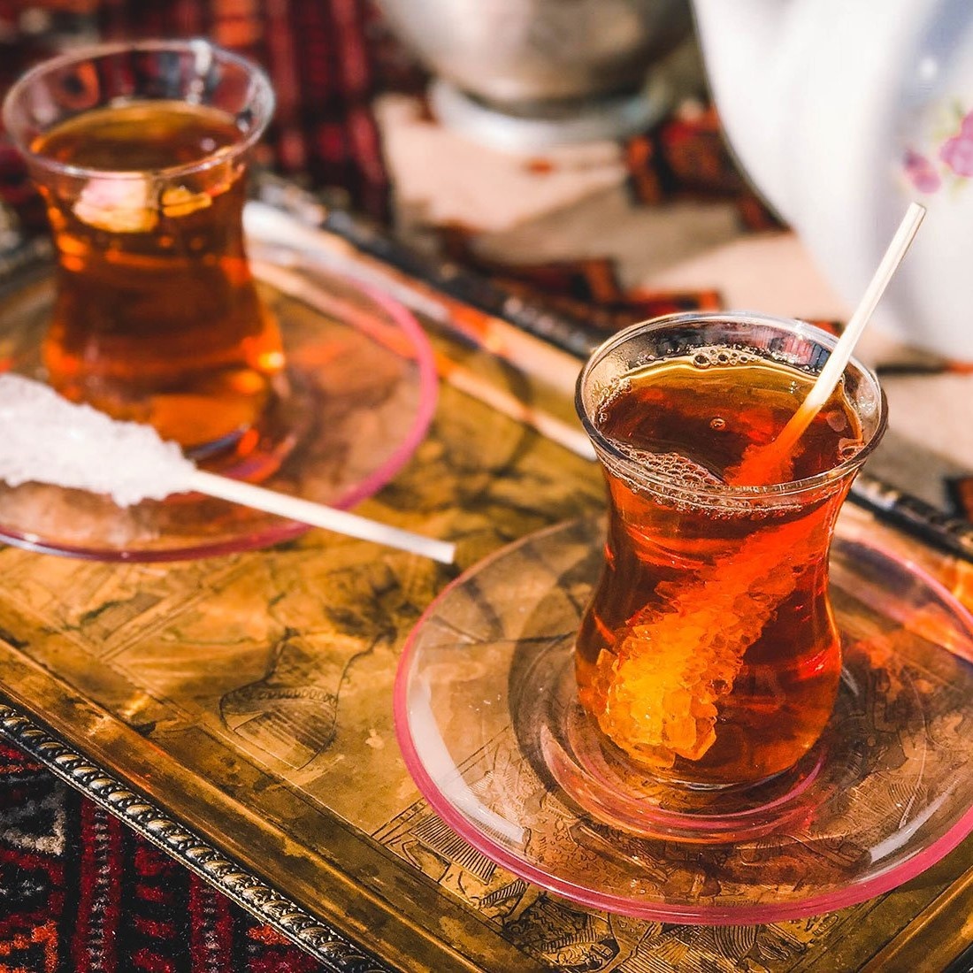 Чай Татарский - купажированный чай со зверобоем, мятой, липовыми цветами и ромашкой