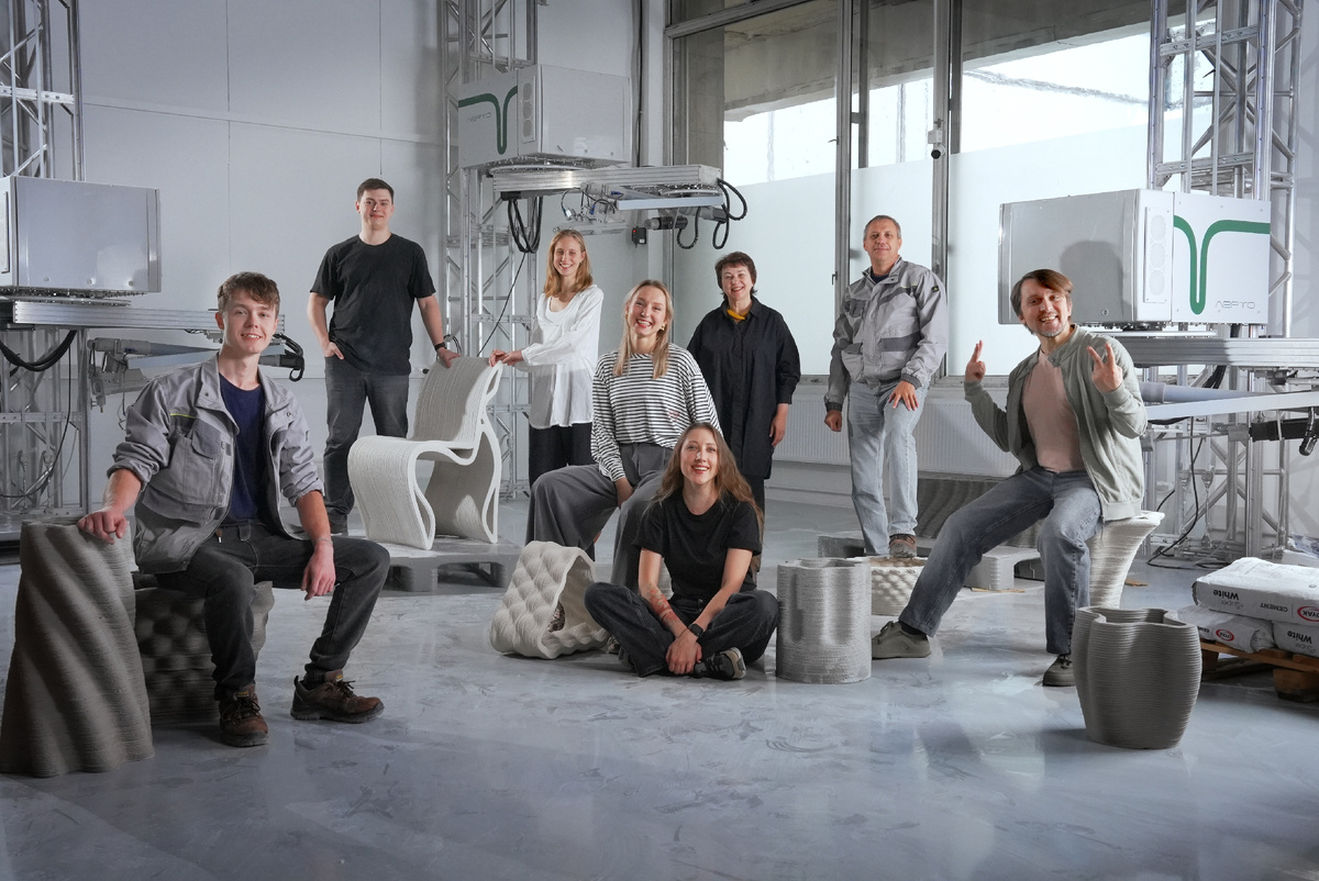 Команда SLOИ печатает бетоном