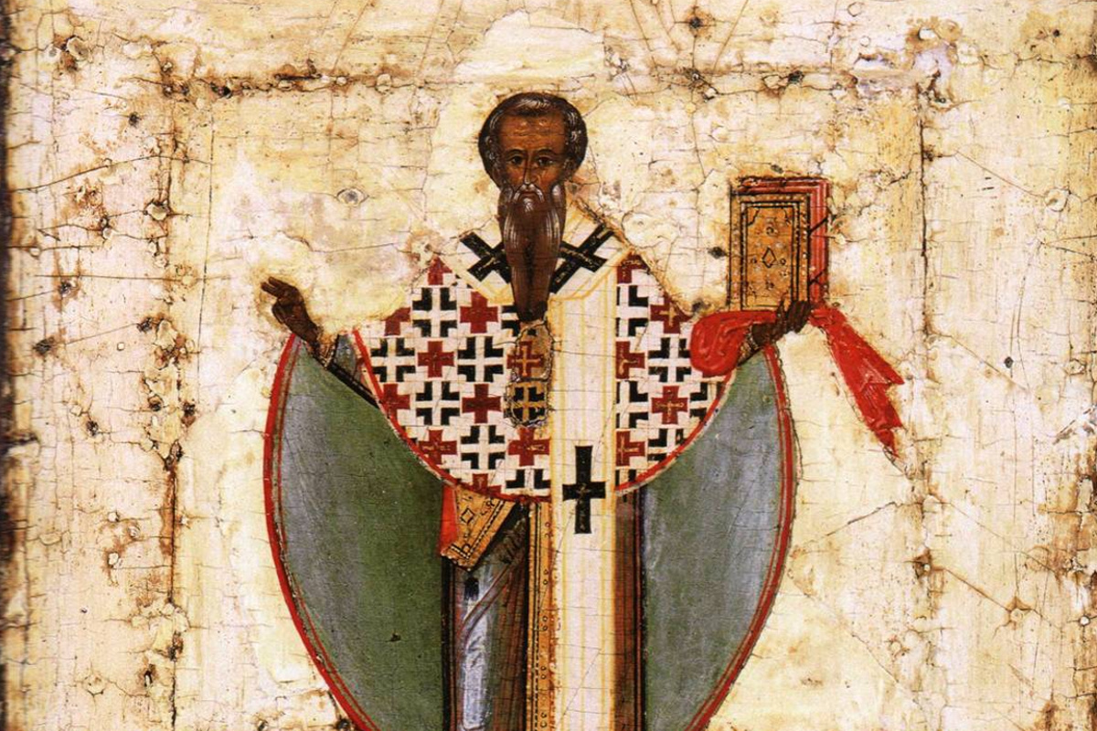 Изображение Святого Иакова с фрагмента новгородской иконы XVI века