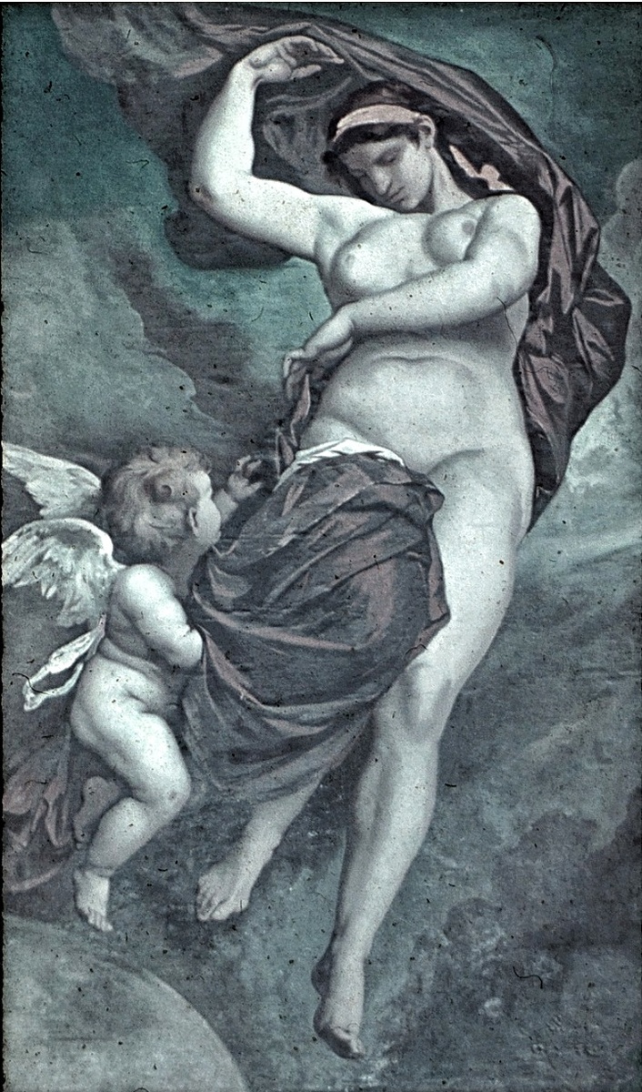 "Гея"(потолочная роспись, Академия изящных искусств г.Вена), немецкий живописец Ансельм Фейербах (1829-1880).