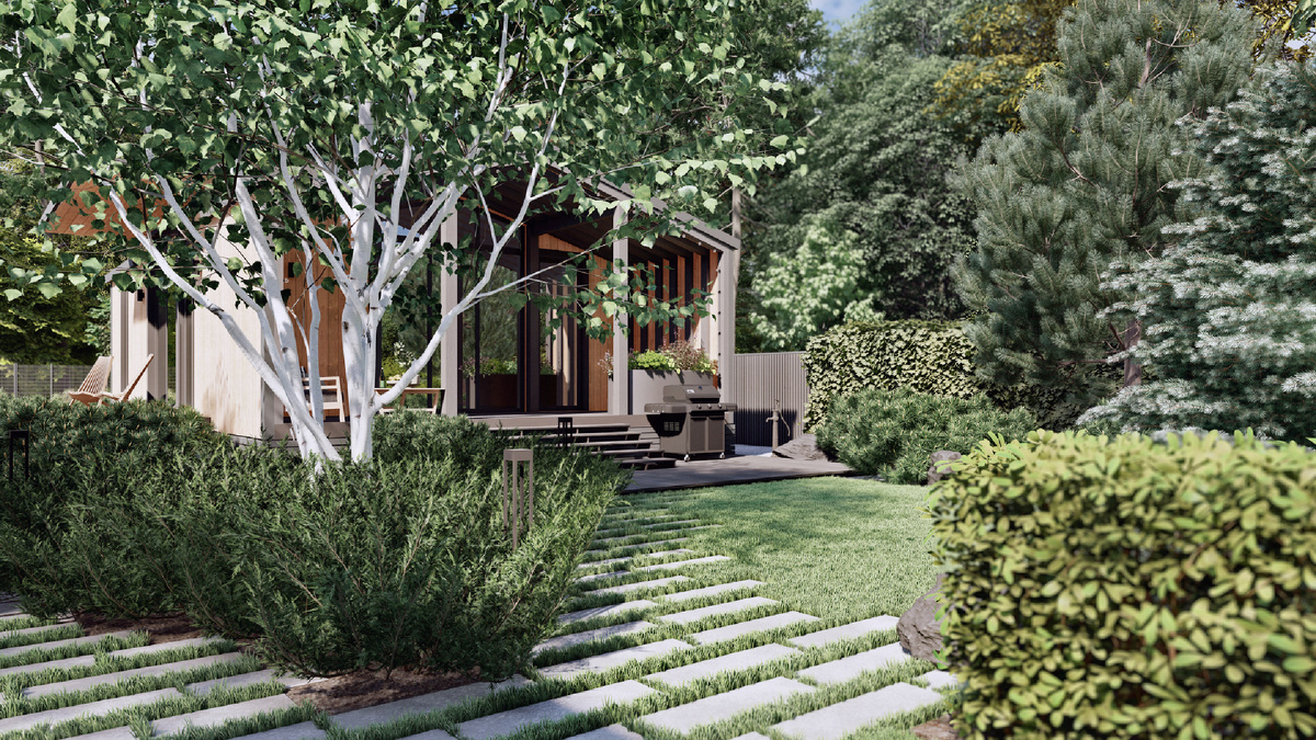 Ландшафтный дизайн участка 