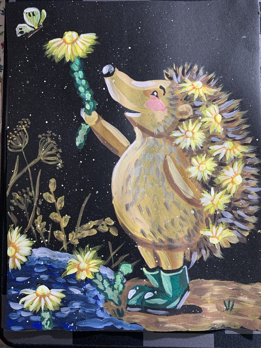 Работа ученицы школы «Два-ТриТона» 