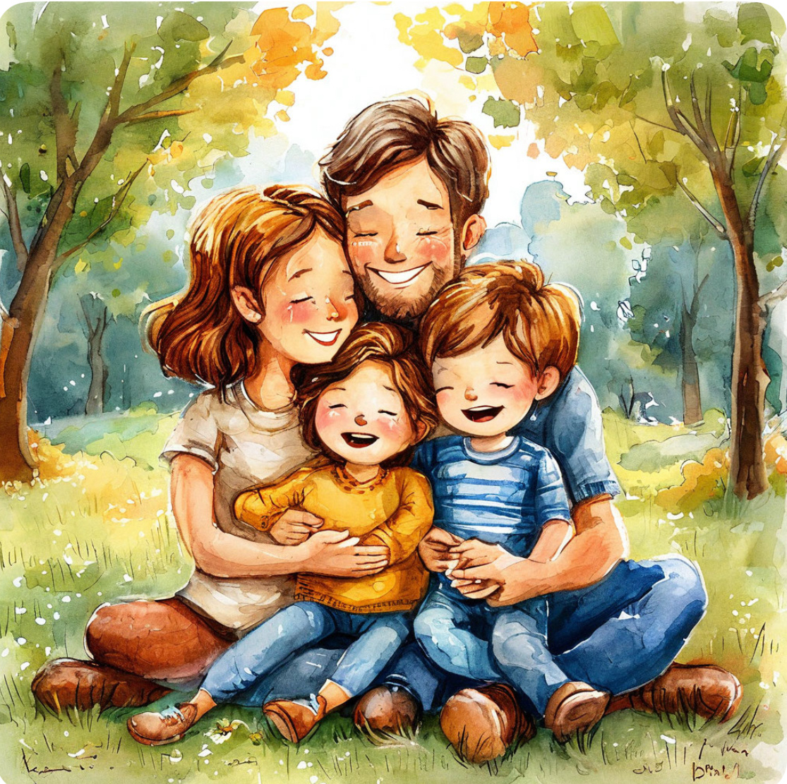 Счастливая семья (фото- шедеврум)