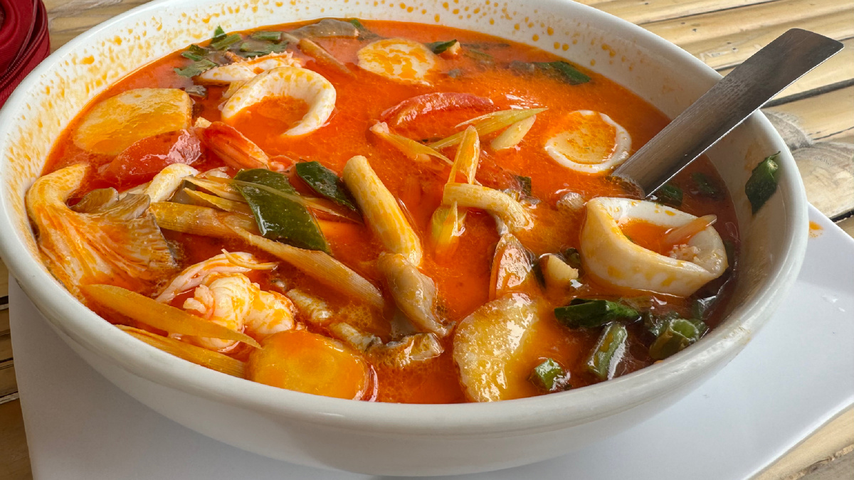 Том Ям с морепродуктами. Фото автора.