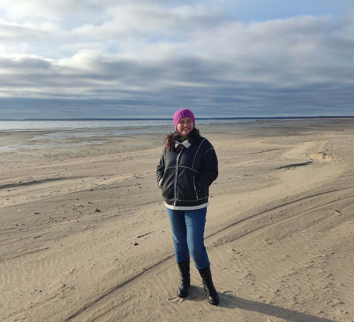 На берегу Рыбинского водохранилища 