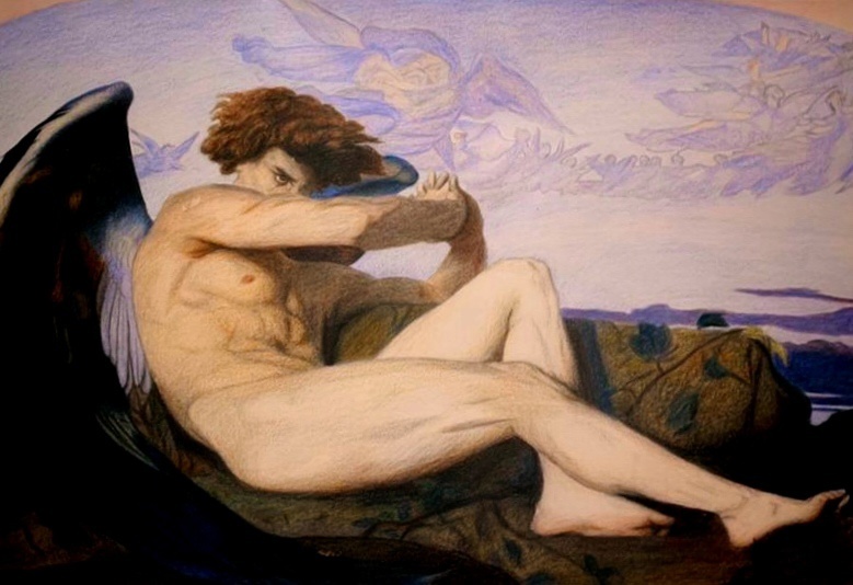Падший ангел. Художник Александр Кабанель.