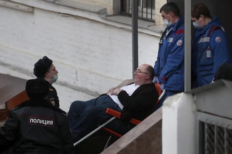 Шпигель присутствовал на судебных заседания в кислородной коляске. Фото: Валерий Шарифулин/ТАСС