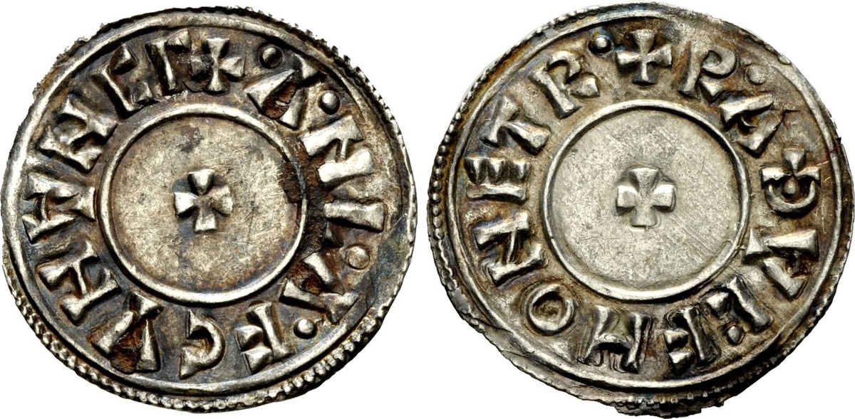Серебряный пенни. Монетный двор Йорка, 950-952 гг.