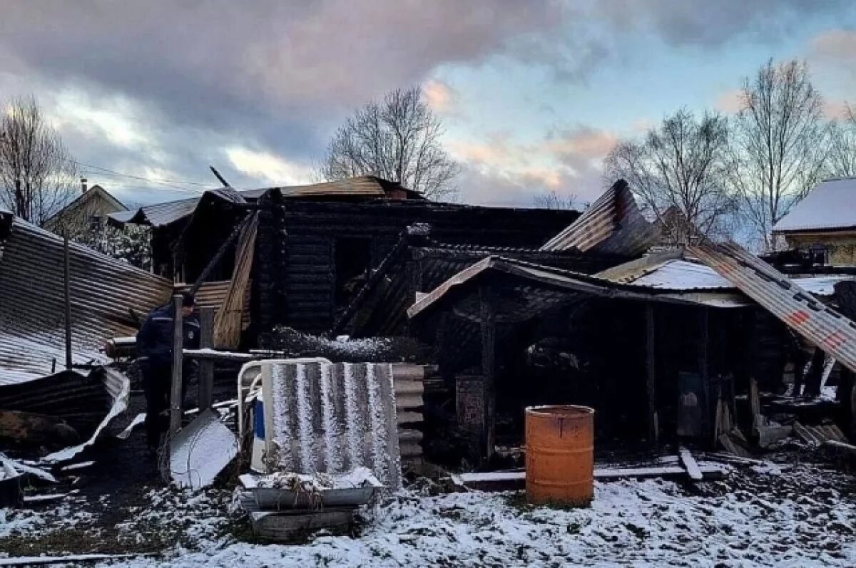    Семья из пяти человек спаслась из горящего дома в Керженце