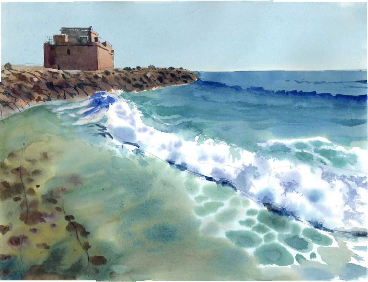 Прибой в Пафосе