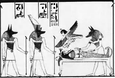 Анубис. G. Wilkinson, The manners and customs of the Egyptians... 1847.