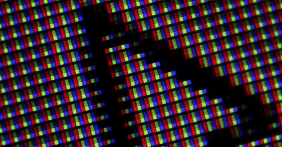 Видите, как определенные пиксели немного "притенены"? Вот именно за это отвечают жидкие кристаллы.
Фото: pikabu