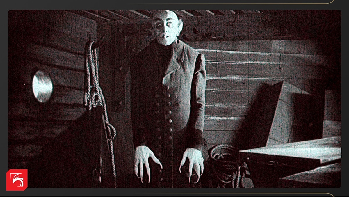 «Носферату, симфония ужаса» (1922), граф Орлок не понимает, зачем его разбудили в 16 часов ночи 