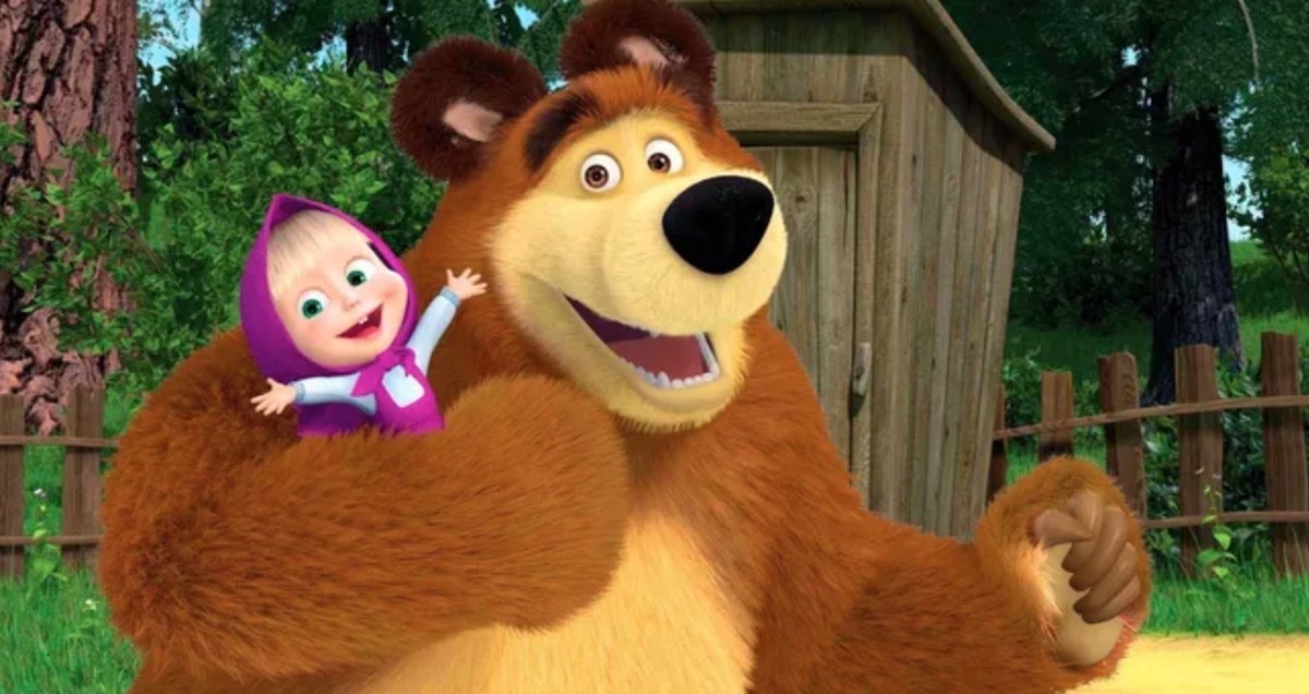 Кадр из мультфильма «Маша и Медведь»