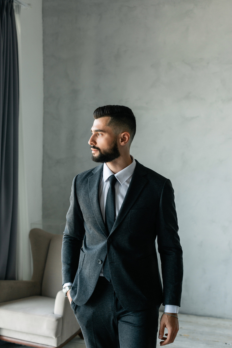 Однобортный мужской пиджак Mazaltovman