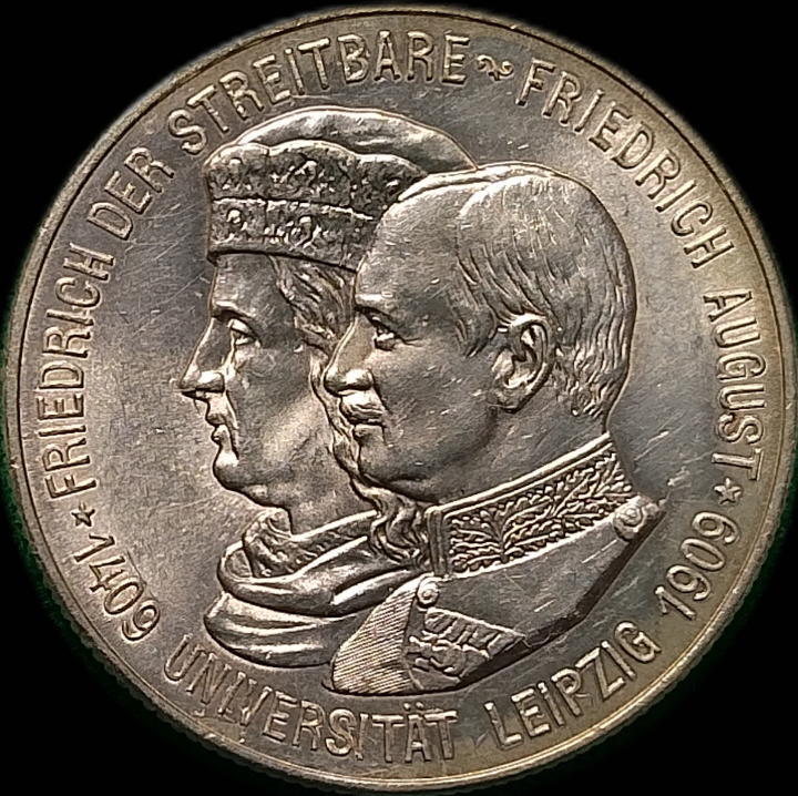 Памятная монета университет Лейпцига. Личная коллекция.