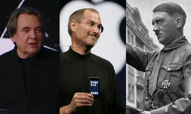   Такими темпами, Эрнст скоро призовёт приравнять эппловское яблоко к фашистской свастике