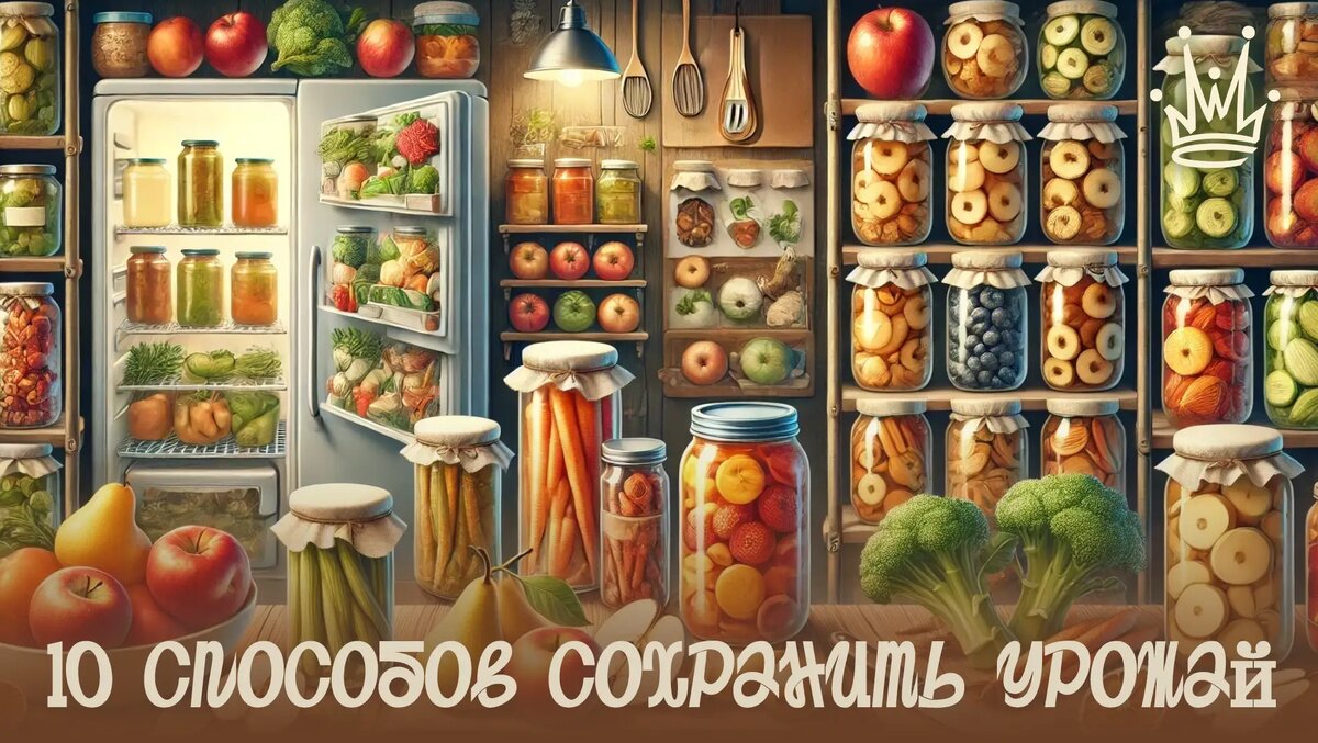 10 проверенных способов сохранить урожай фруктов и овощей свежими всю зиму