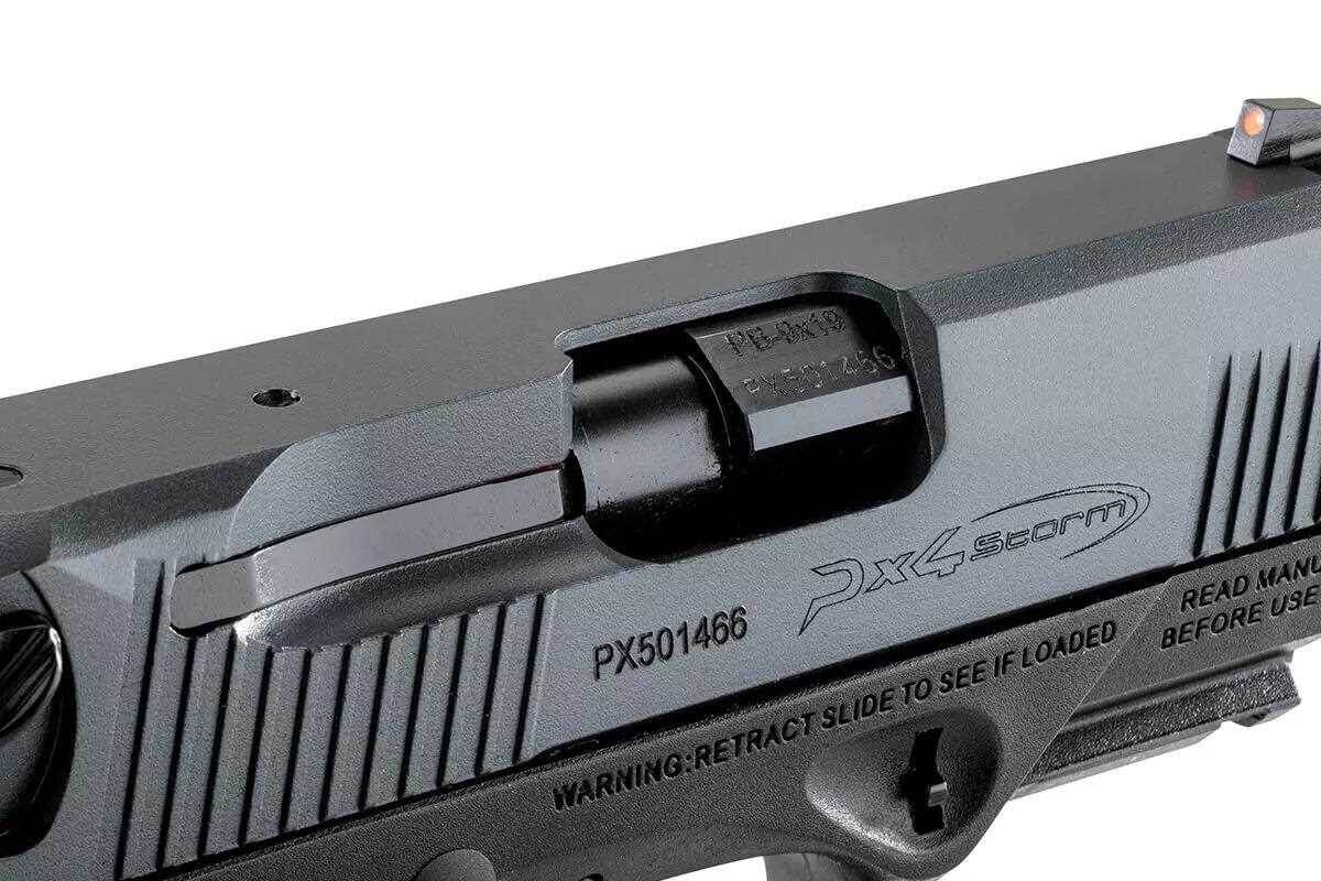 В модели PX4 установлен поворотный ствол, который помогает снизить подбрасывание дульной части при выстреле. В то же время в модели Compact Carry 2 используется более тяжёлый ствол, что обеспечивает ещё более точный контроль над оружием. 