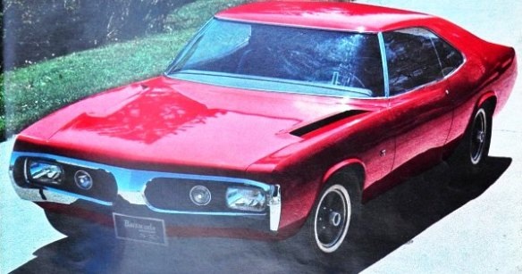 22-летний стилист Chrysler создал этот смелый дизайн для Barracuda 1967 года, но в итоге руководство выбрало более консервативный подход.