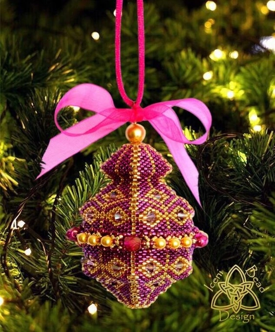 Варианты фонариков из бисера