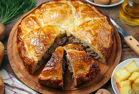    Татарский пирог зур бэлиш, пошаговый рецепт с фото от автора