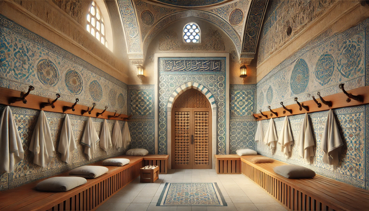 Джамекян - зона для переодевания в османском хамаме.