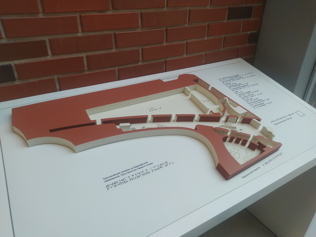 Схема Третьяковской галереи на Кадашевской набережной