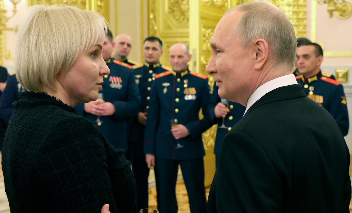 В. Путин и М. Костюк.