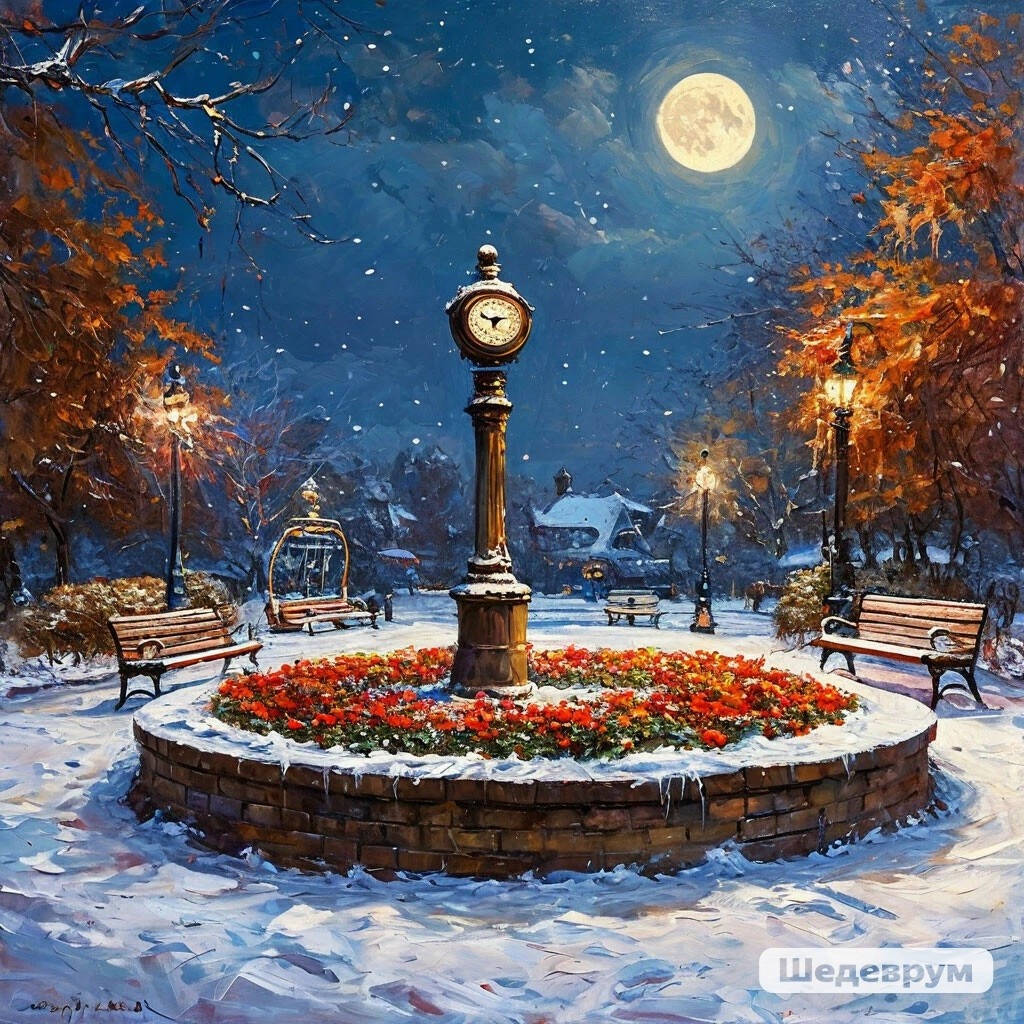 Да вы гляньте на эту картинку, созданную в Шедевруме. Здесь же в воздухе витает мистика! 