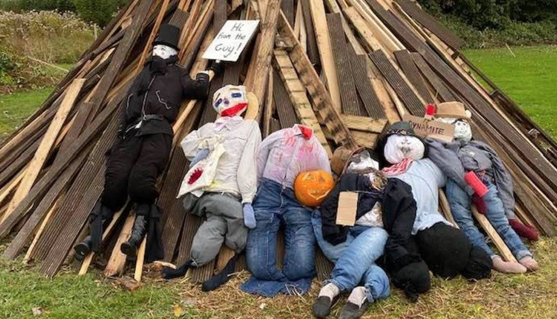 Чучела Гая Фокса. Фотография из открытого источника. 