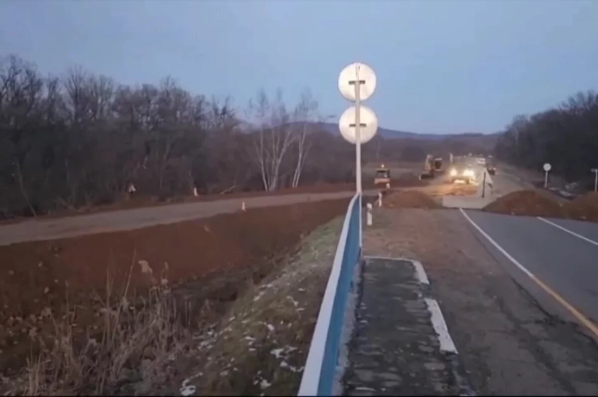    В Приморье завершают работы по объездному пути в районе Старогордеевки
