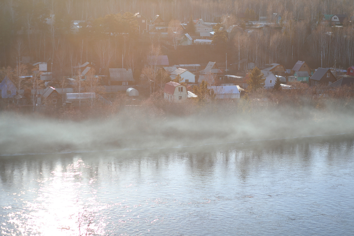 Рыбацкая романтика есть на любом водоёме