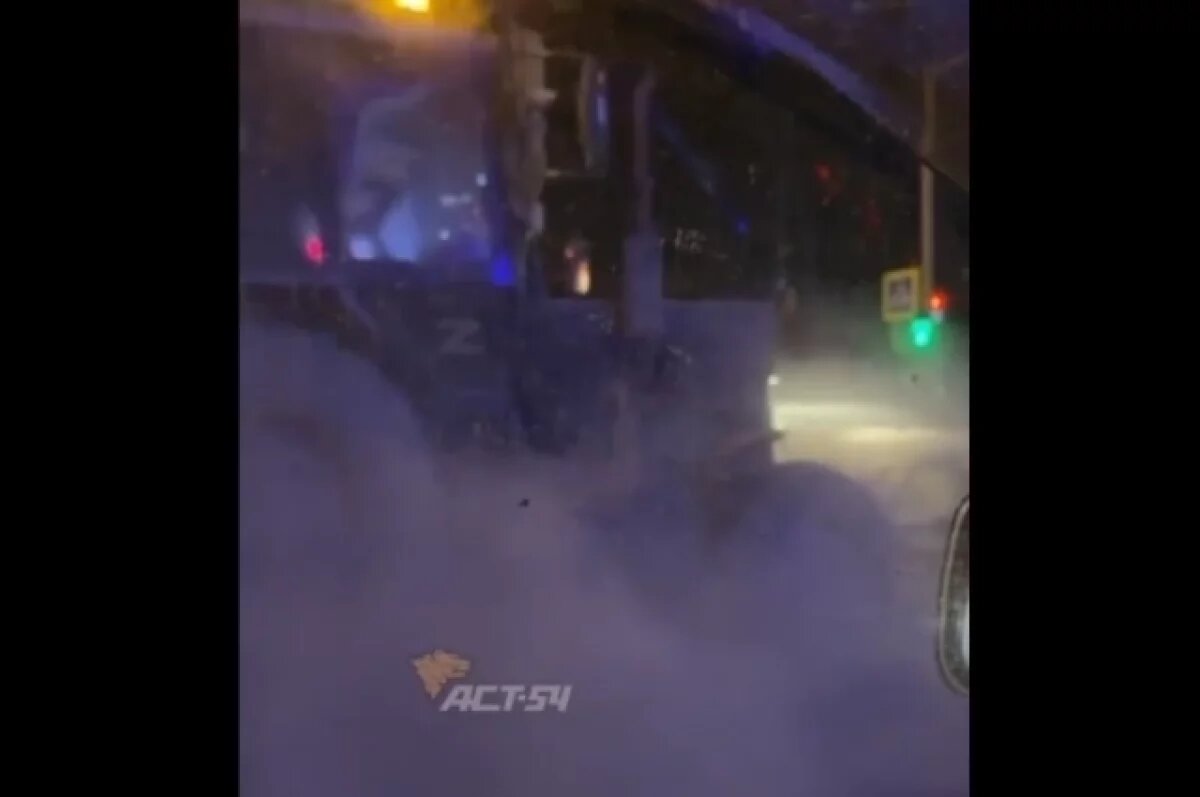    Жители Новосибирска возмущены трактористом-пылесборщиком