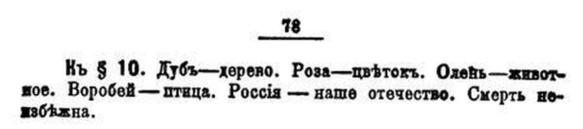 Эпиграф к "Дару" В. В. Набокова. П.Смирновский. Учебник русской грамматики. Часть 1. Этимология (1915). 