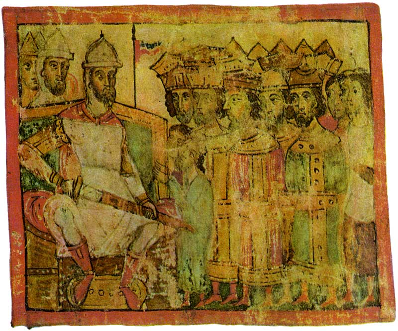 Миниатюра из "Хроники Амартола" Тверского списка