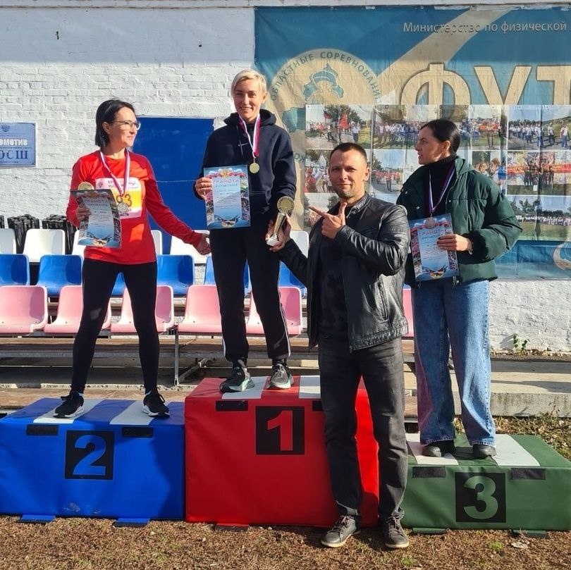 Победа на марафоне в поселке Каменоломни. 