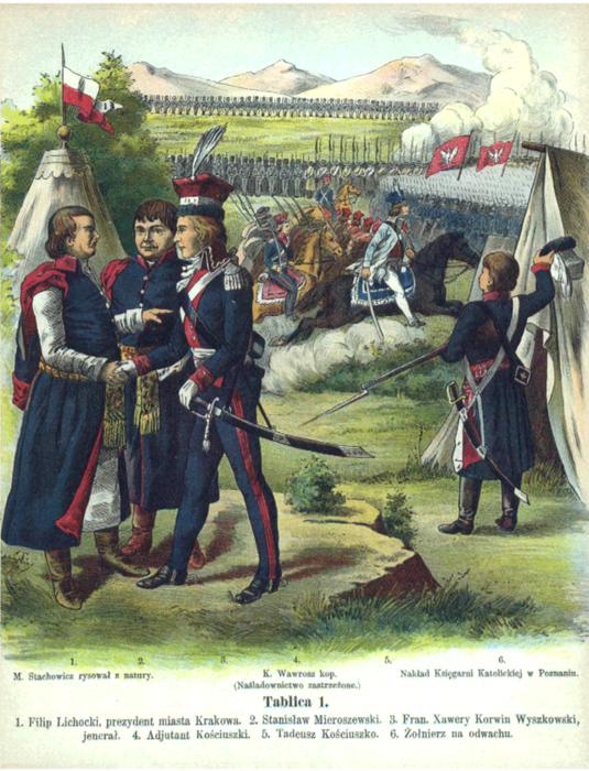 Тадеуш Костюшко на черном коне